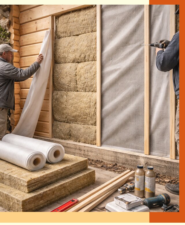 Утепление дома из минибруса в Пскове от 4568 руб/м2 — заказать профессионально | ТепломастерПск