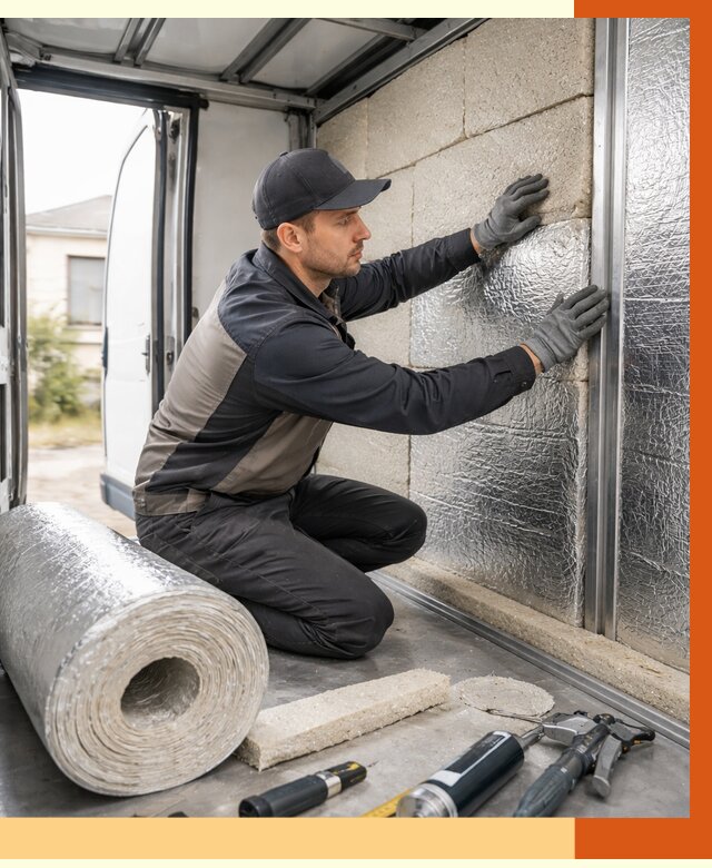 Утепление фургона рефрижератора в Пскове от 12688 руб./м² под ключ | ТепломастерПск